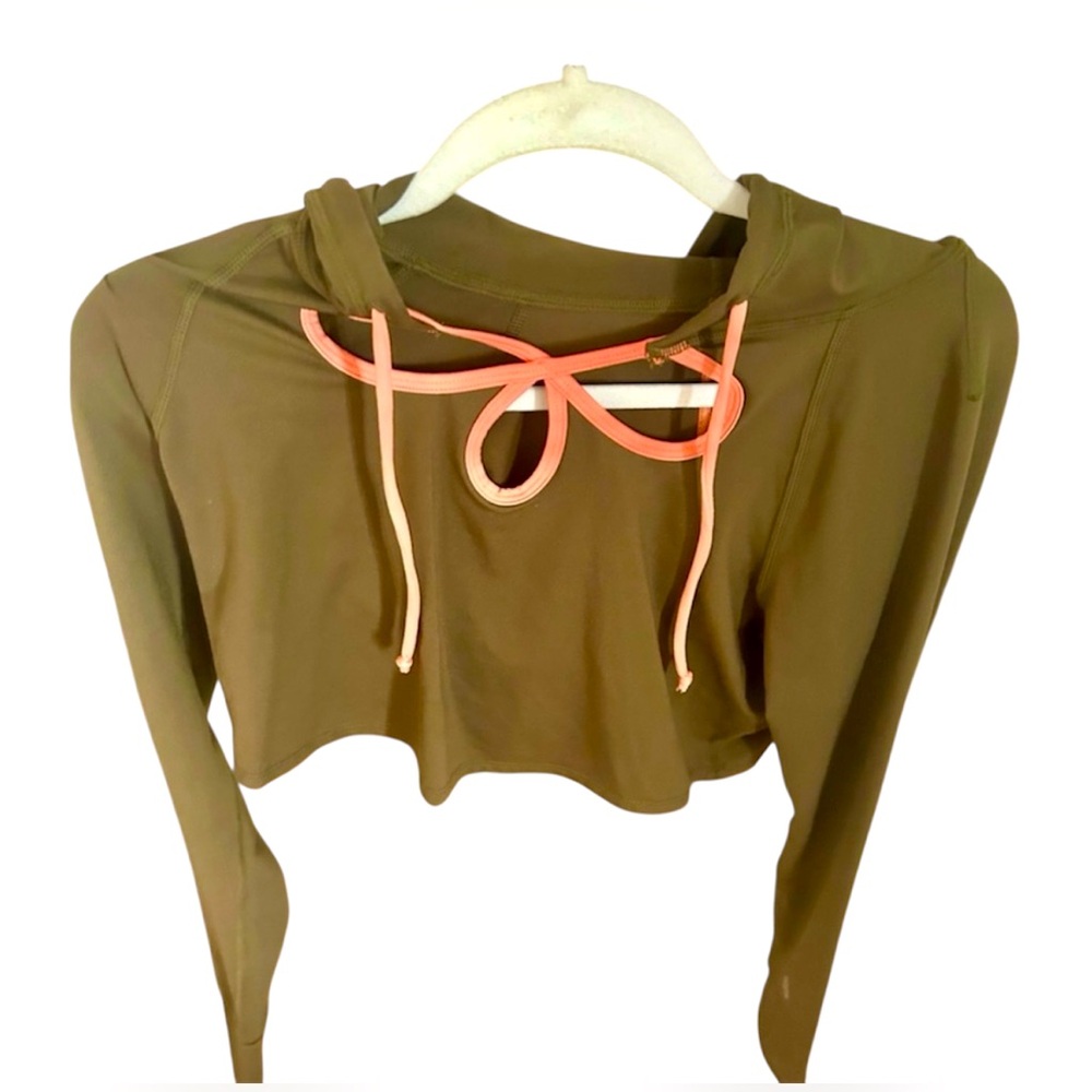 Free People Movement Sweatshirt Olive green NWOT